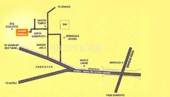 Sumeru Buildcon Sourabh Residency Location Plan