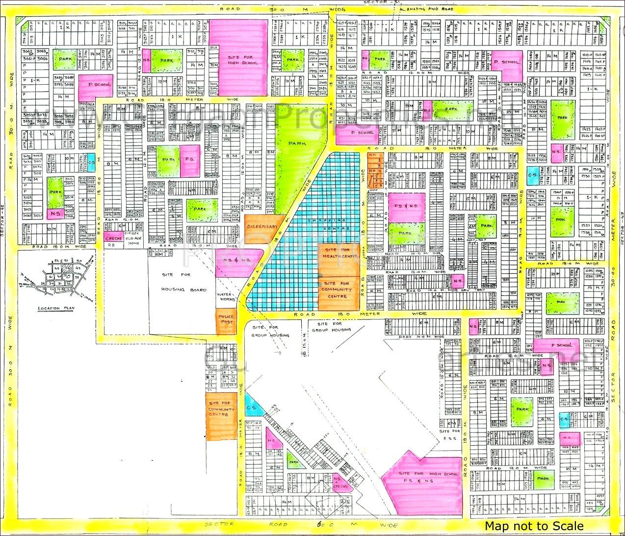 huda builder plot sector 46 master plan 429733