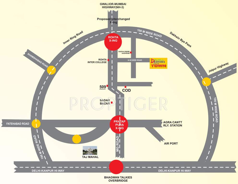 Images for Location Plan of Deeksha KCR Town