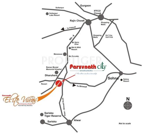  elite-villas Images for Location Plan of Parsvnath Elite Villas