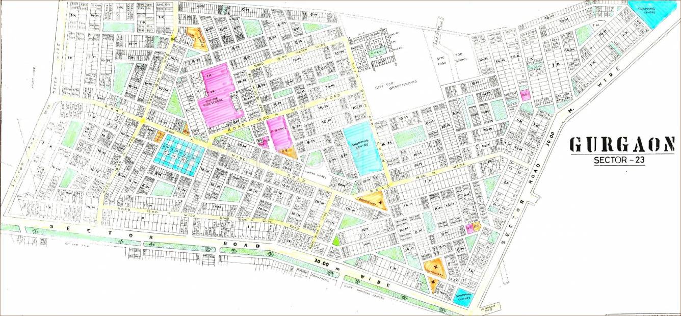 Images for Layout Plan of HUDA Plot Sec 23