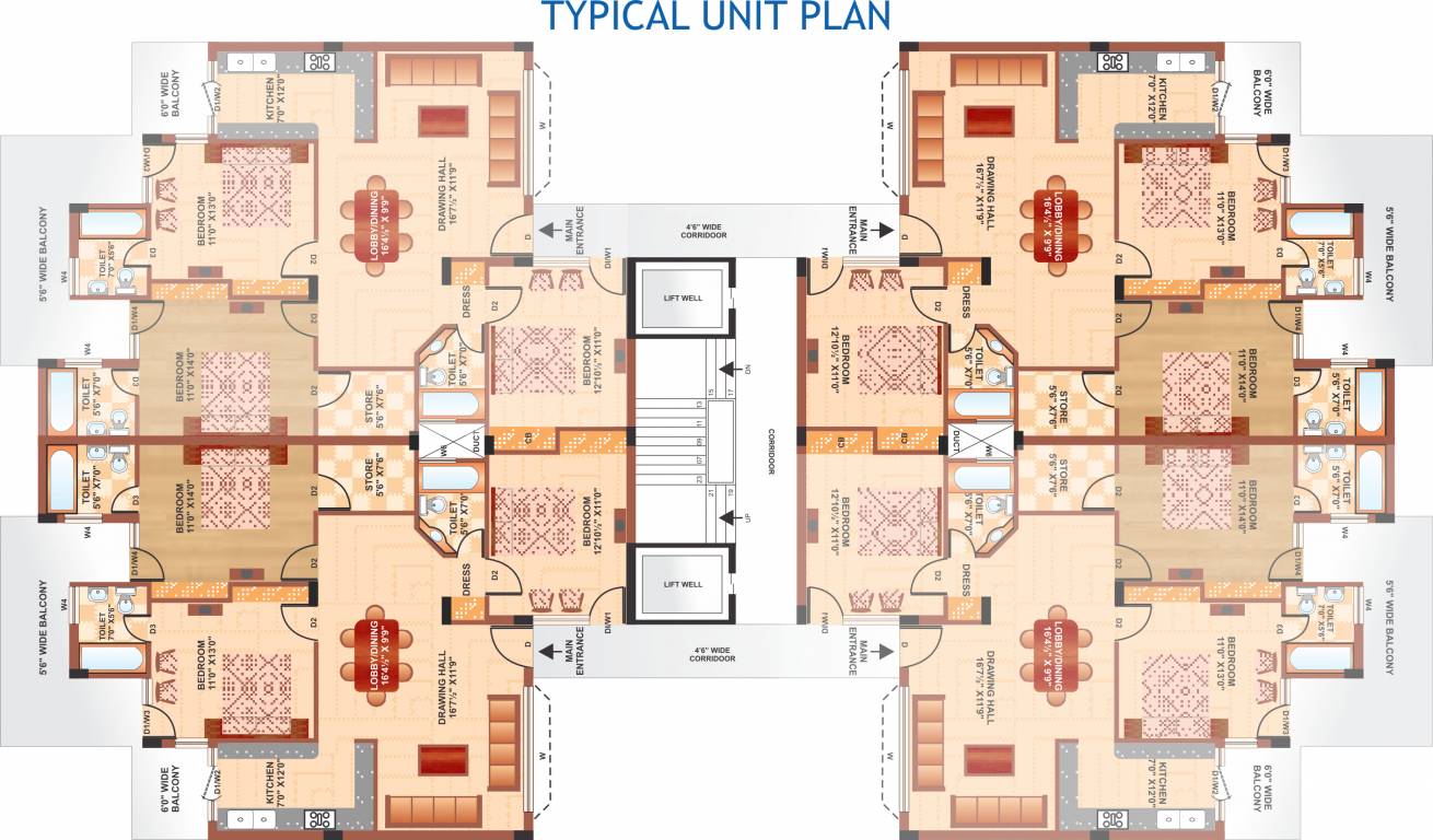 Images for Cluster Plan of Barnala Riverdale Apartments