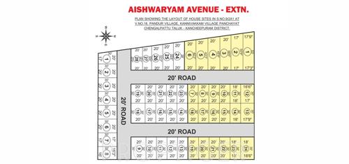 Images for Layout Plan of City Aishwaryam Avenue
