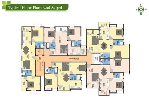 Darshan Foundation Gokulam Cluster Plan of 2nd and 3rd Floor