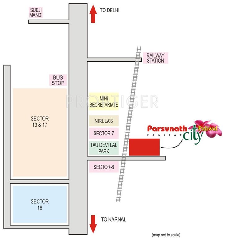 Images for Location Plan of Parsvnath Paliwal City