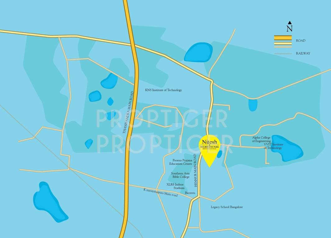 melbourne park Images for Location Plan of Nitesh Melbourne Park