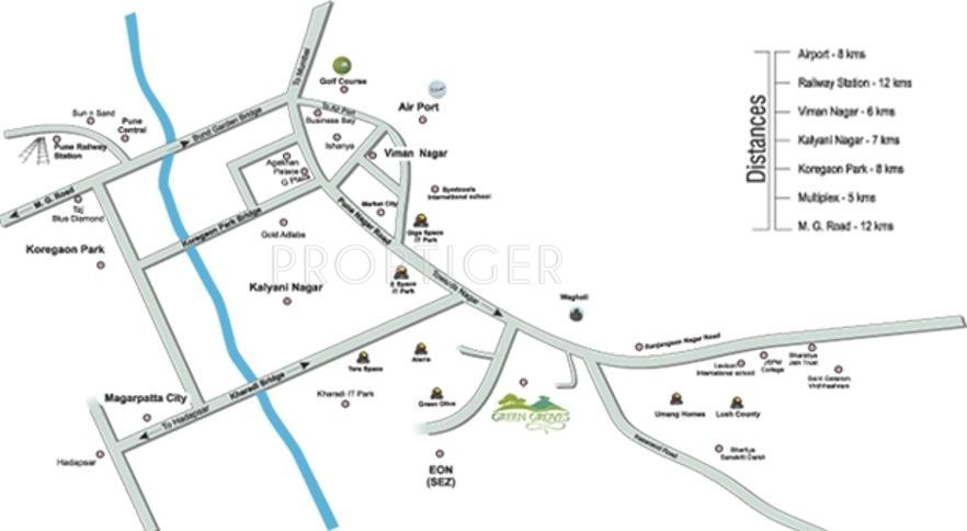 Images for Location Plan of Kolte Patil Green Groves Villa
