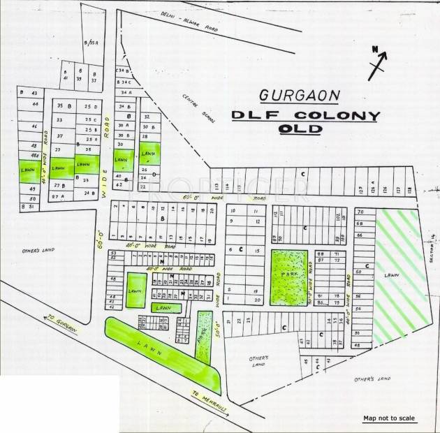 Images for Master Plan of DLF Colony Old