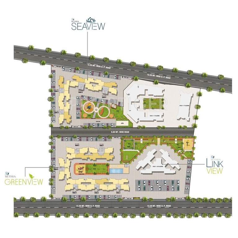  green view Images for Layout Plan of Sethia Infrastructure Green View
