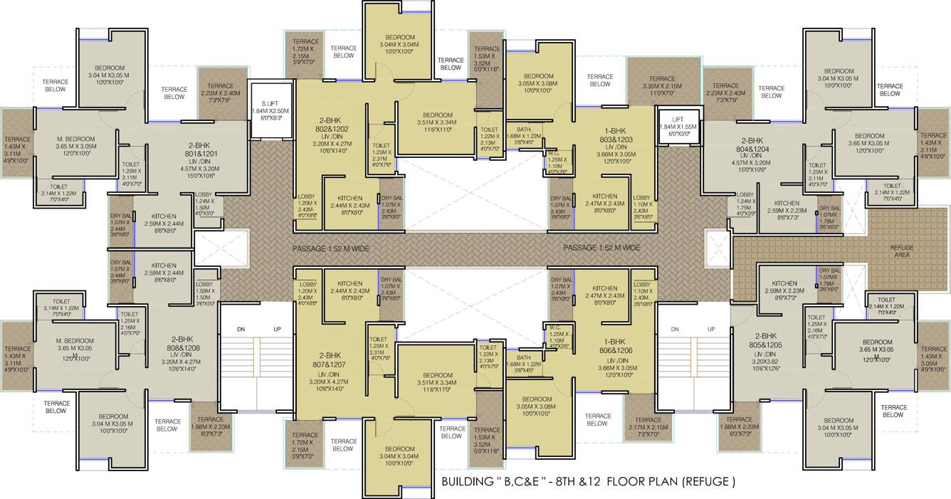  38 park majestique Images for Cluster Plan of Majestique 38 Park Majestique