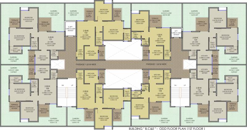  38-park-majestique Images for Cluster Plan of Majestique 38 Park Majestique