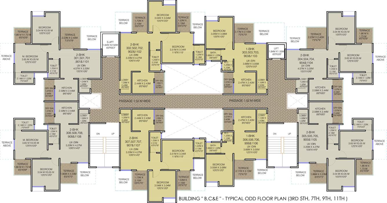  38 park majestique Images for Cluster Plan of Majestique 38 Park Majestique