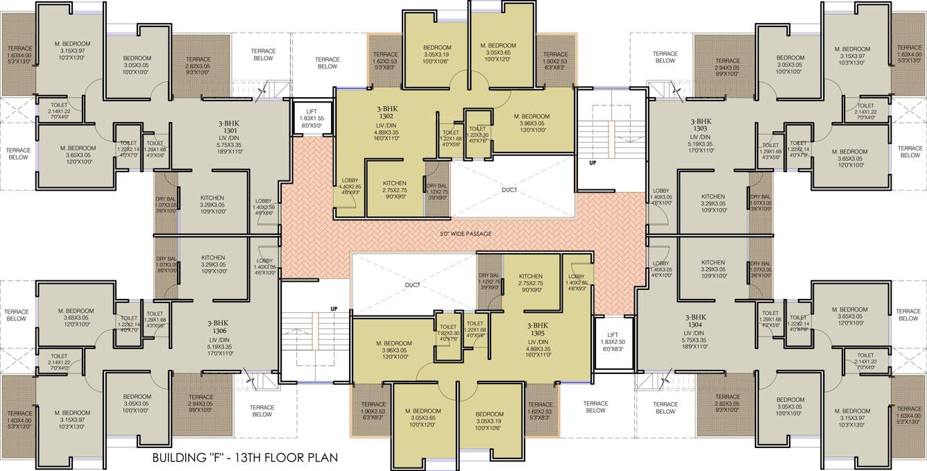  38 park majestique Images for Cluster Plan of Majestique 38 Park Majestique