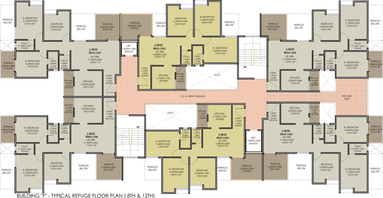  38 park majestique Images for Cluster Plan of Majestique 38 Park Majestique