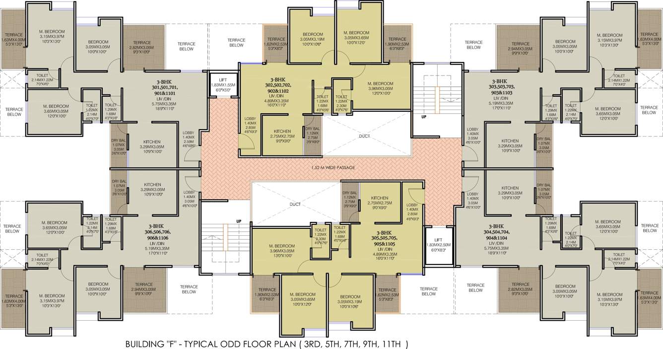  38 park majestique Images for Cluster Plan of Majestique 38 Park Majestique