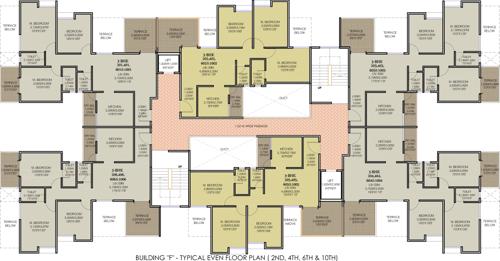  38-park-majestique Images for Cluster Plan of Majestique 38 Park Majestique