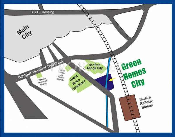 Sanfran Developer Green Homes City Location Plan