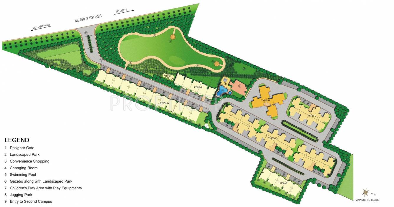 courtyard Images for Layout Plan of Ansal Courtyard