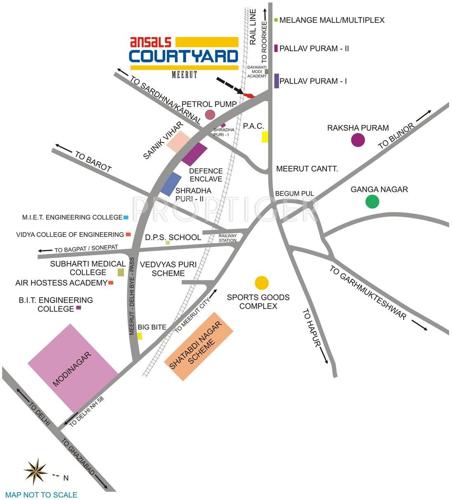  courtyard Images for Location Plan of Ansal Courtyard