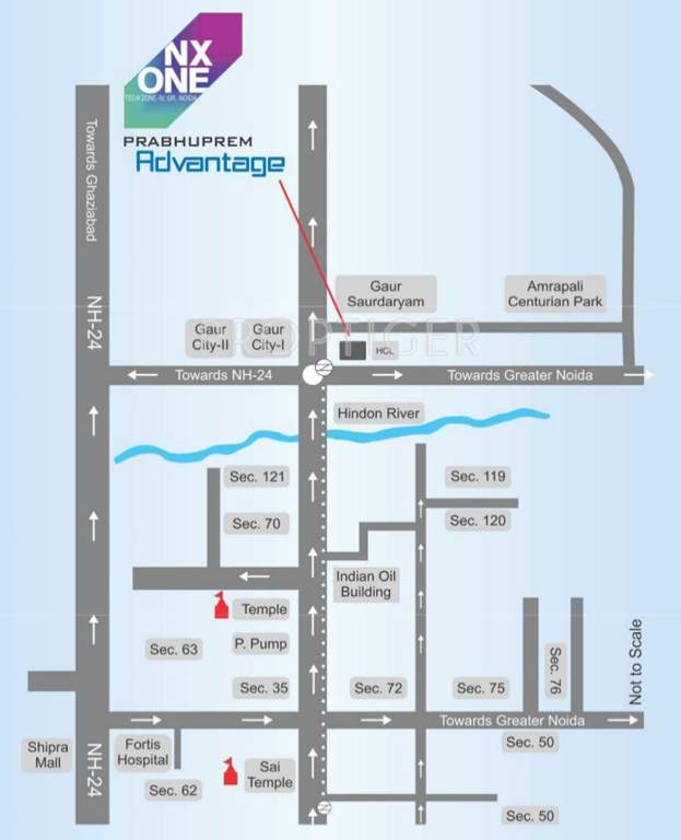 Images for Location Plan of Prabhuprem Advantage