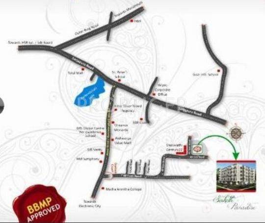 Images for Location Plan of Saranya Paradise