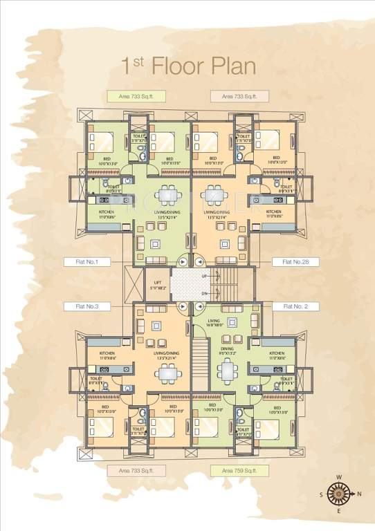  snehdeep Images for Cluster Plan of Paranjape Snehdeep