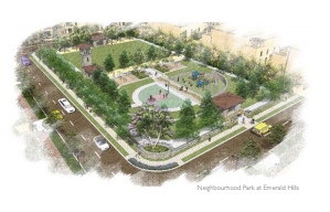 spanish villa Layout Plan