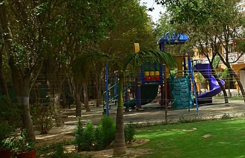 Children's play area belvedere-tower Children's play area