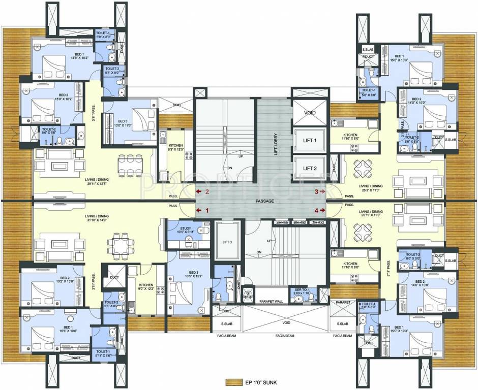 Images for Cluster Plan of Simplex KhushAangan