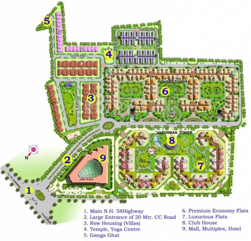 jurs country Layout Plan