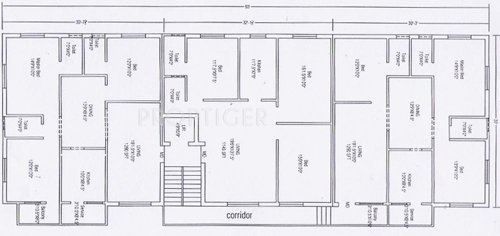 Chandrasekar Builders Chozha Residency 1st & 2nd Floor Cluster Plan