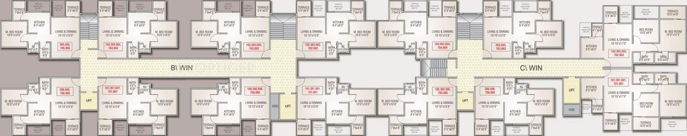 Images for Cluster Plan of MS Sanskar Residency