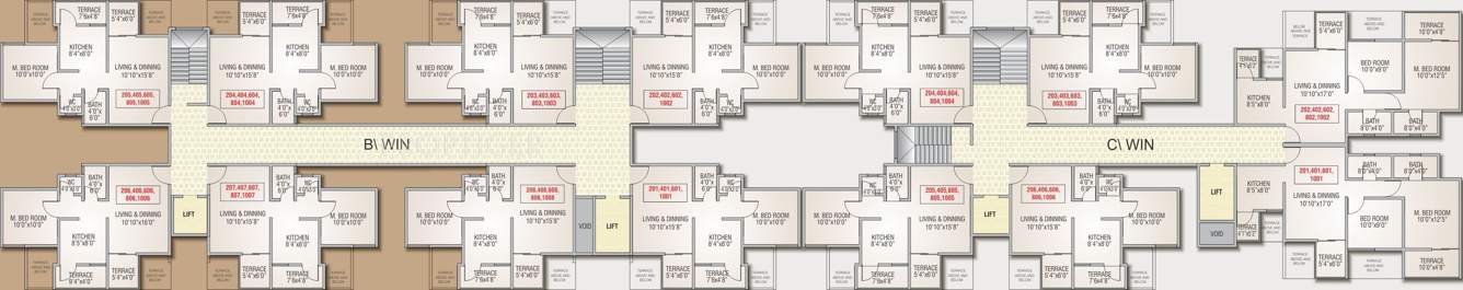 Images for Cluster Plan of MS Sanskar Residency