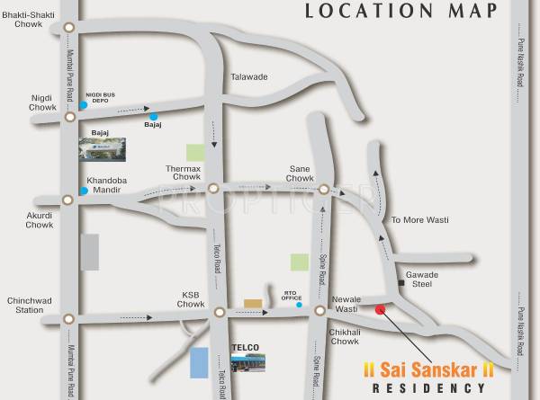 Images for Location Plan of MS Sanskar Residency Images for Location Plan of MS Sanskar Residency
