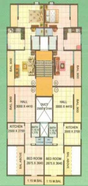 Images for Cluster Plan of Gawade Group Kulswamini Heritage