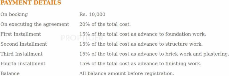 Images for Payment Plan of Sreepathi Navaneetham Block B And C
