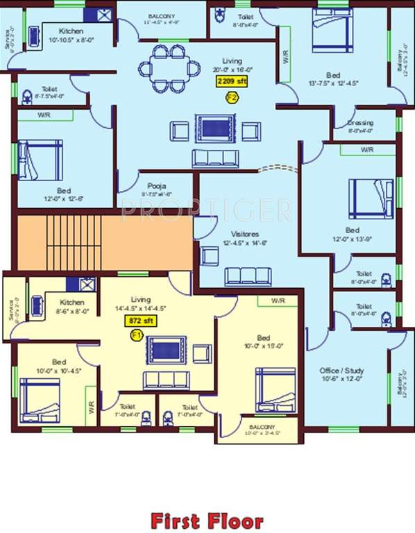 Images for Cluster Plan of Aliyah Prince Court