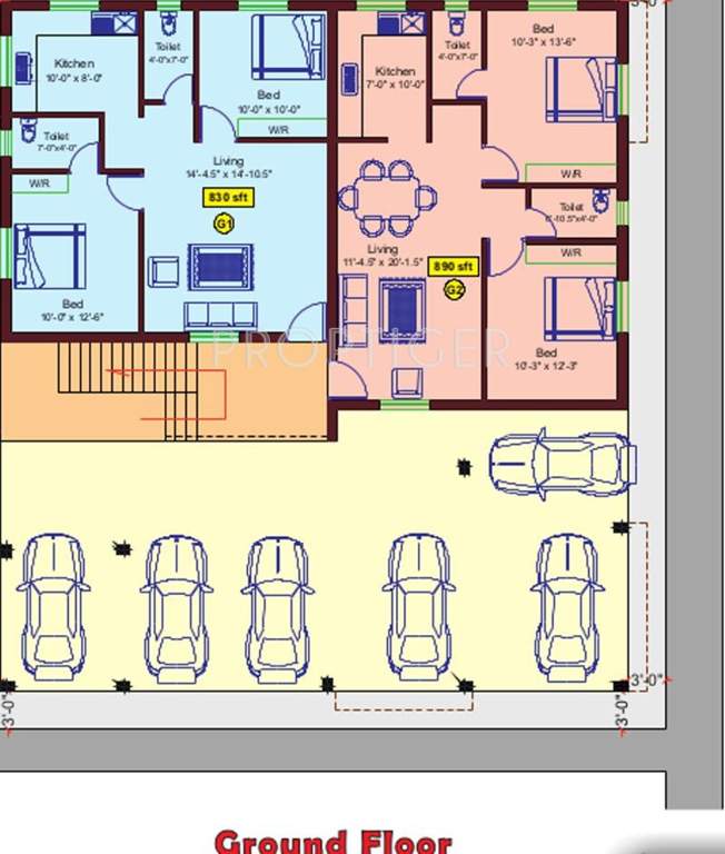 Images for Cluster Plan of Aliyah Prince Court