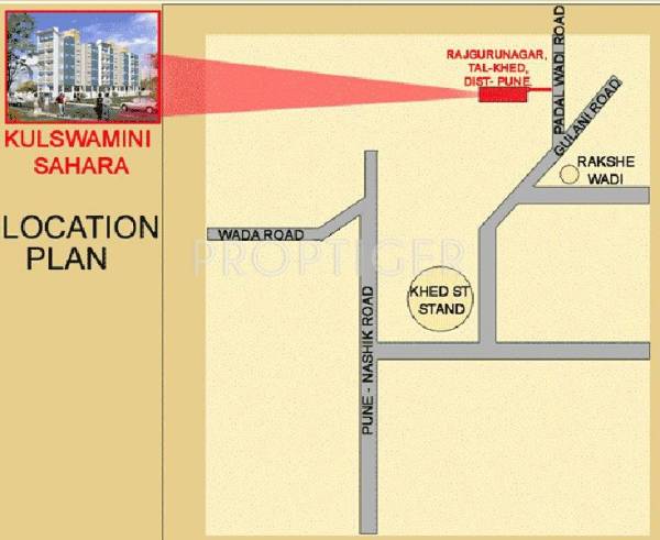 Images for Location Plan of Gawade Group Kulswamini Sahara
