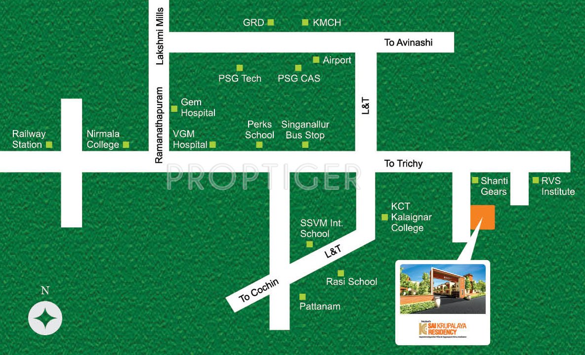 Images for Location Plan of Fairyland Sai Krupalaya Residency