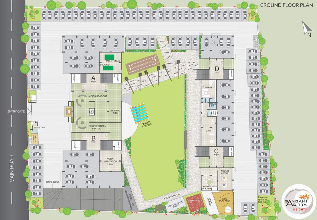  aditya heights Images for Cluster Plan of Sangani Aditya Heights