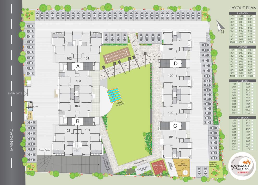  aditya heights Images for Layout Plan of Sangani Aditya Heights