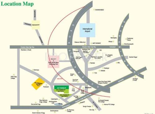  township Images for Location Plan of AVC Township