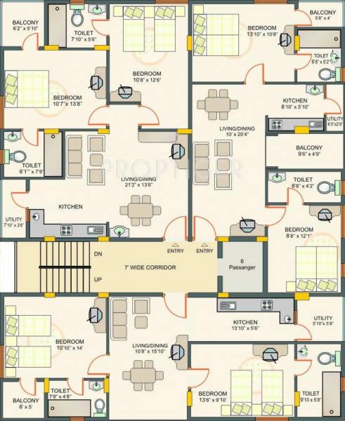 Images for Cluster Plan of Rishi Projects Spring Woods
