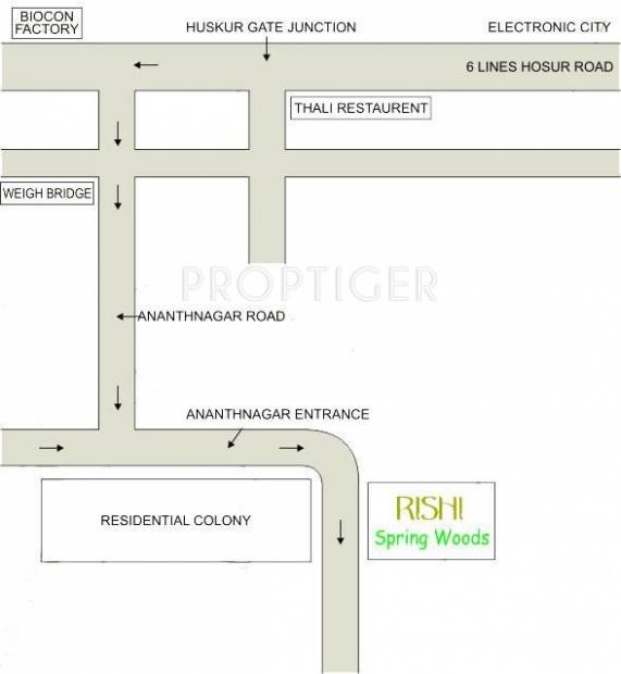 Images for Location Plan of Rishi Projects Spring Woods