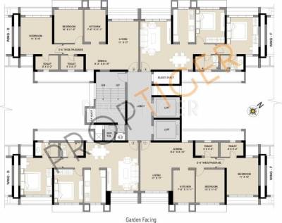 Block 3 Cluster Plan Aadinath Home Founders Aura Block 3 Cluster Plan