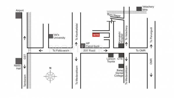 Aadinath Home Founders Nachiya Enclave Location Plan