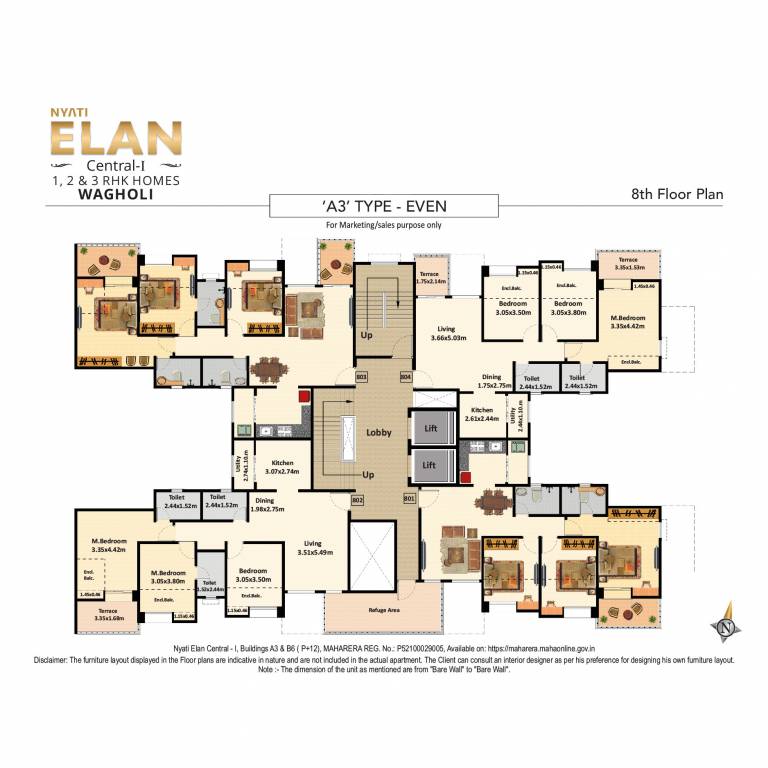  elan Tower C1 Cluster Plan