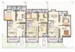 Gangwani Constructions Pvt Ltd Gokuldham Krishna Row House First Floor Cluster Plan