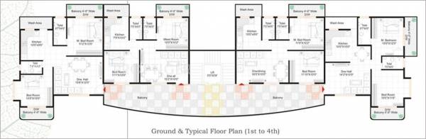 Images for Cluster Plan of Gangwani Constructions Pvt Ltd Orchid Apartment